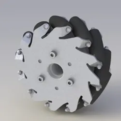 127mm Right Mecanum Wheel 14198R - product image