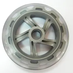 145mm polyurethane wheel side view